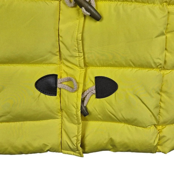 Arizona Jean Co Yellow Puffer Vest Size 1X Junior Full Zip Pockets New With Tag - Picture 12 of 13